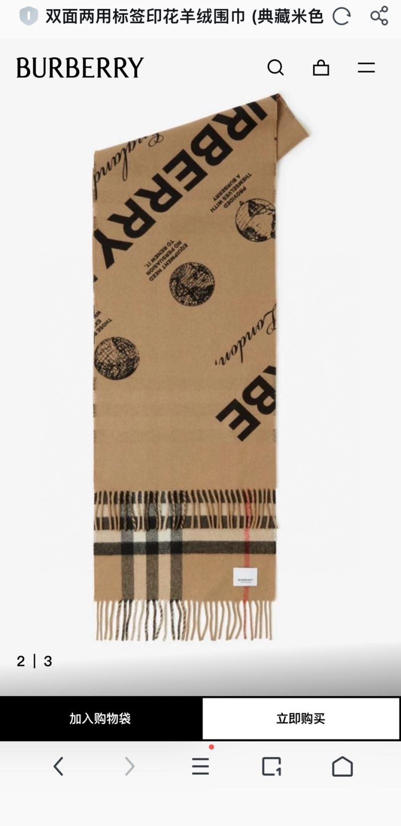 Burberry Scarf